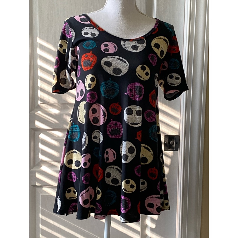 Lularoe Perfect Tee Nightmare Before Christmas Jack Skellington xxs Halloween